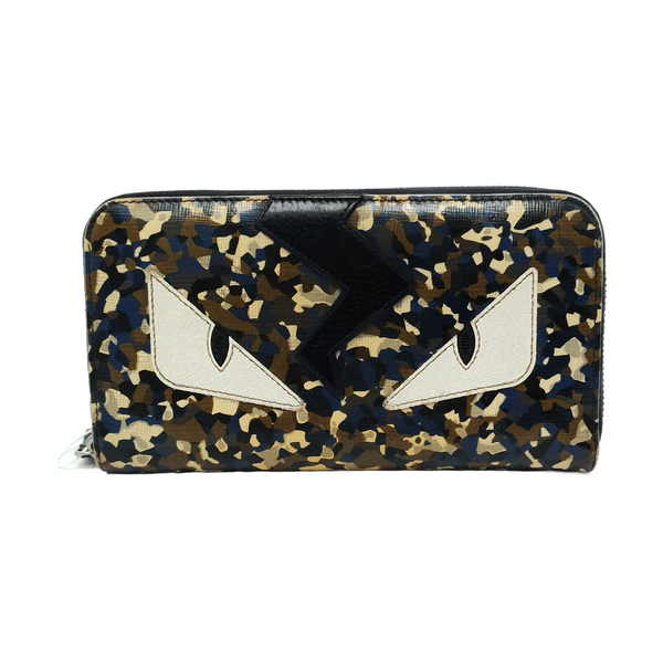 Authenticated pre-owned  Monster Calfskin Multicolor Wallet - Wallet at Looply