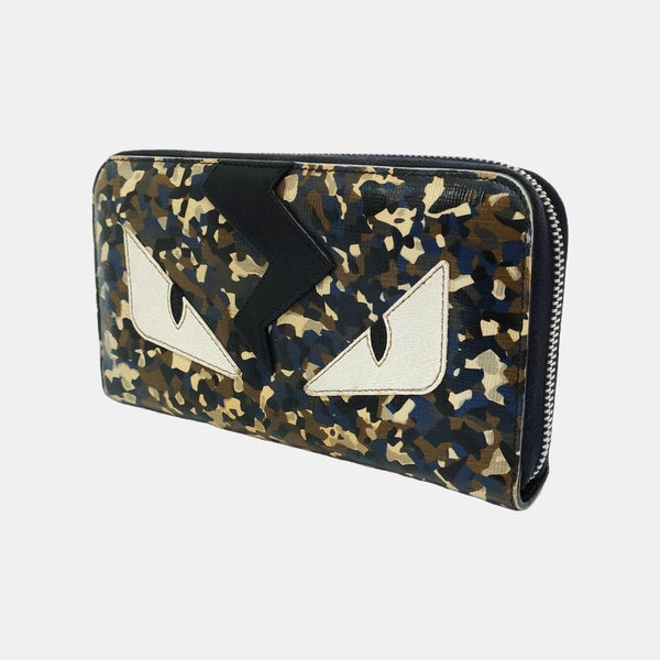 Authenticated pre-owned  Monster Calfskin Multicolor Wallet - Wallet at Looply