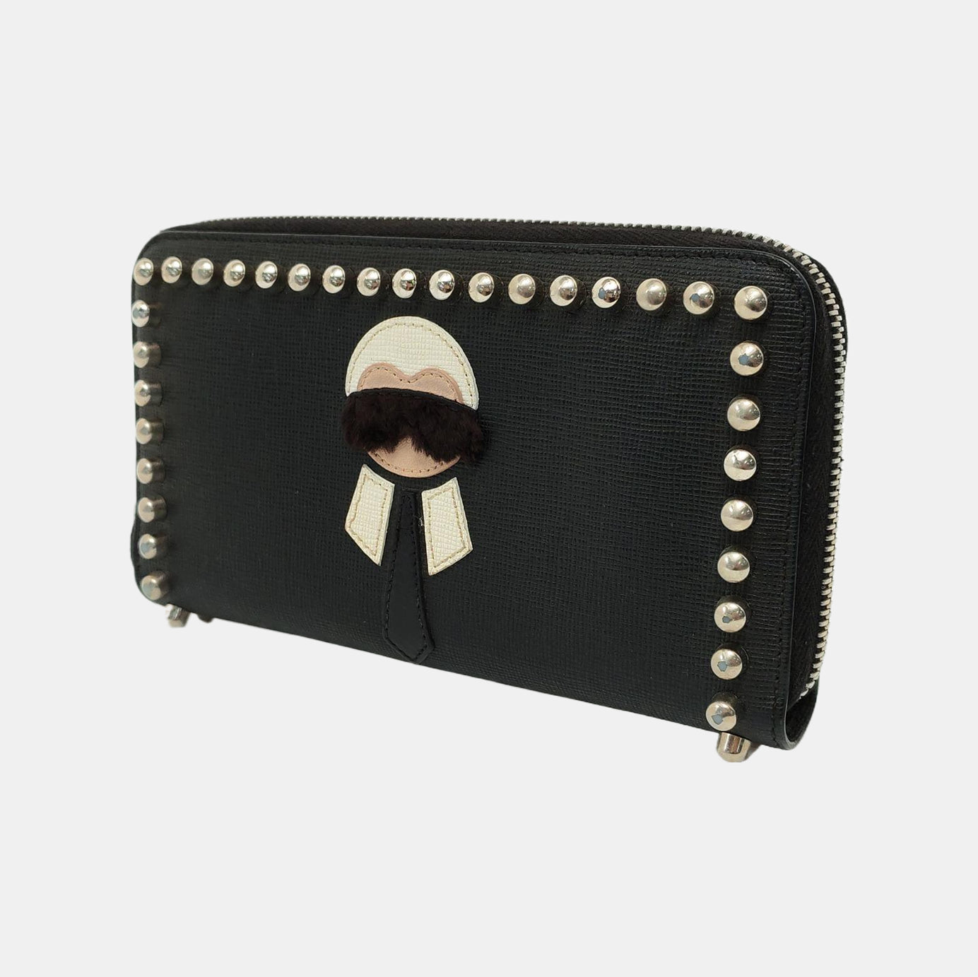 Authenticated pre-owned  Karlito Calfskin Black Wallet - Wallet at Looply