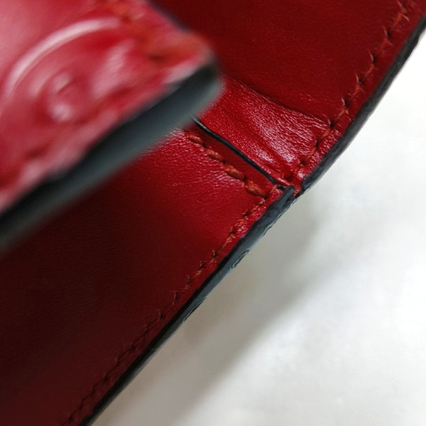 Authenticated pre-owned  Padlock Small Monogram Calfskin Red - Crossbody Bag at Looply
