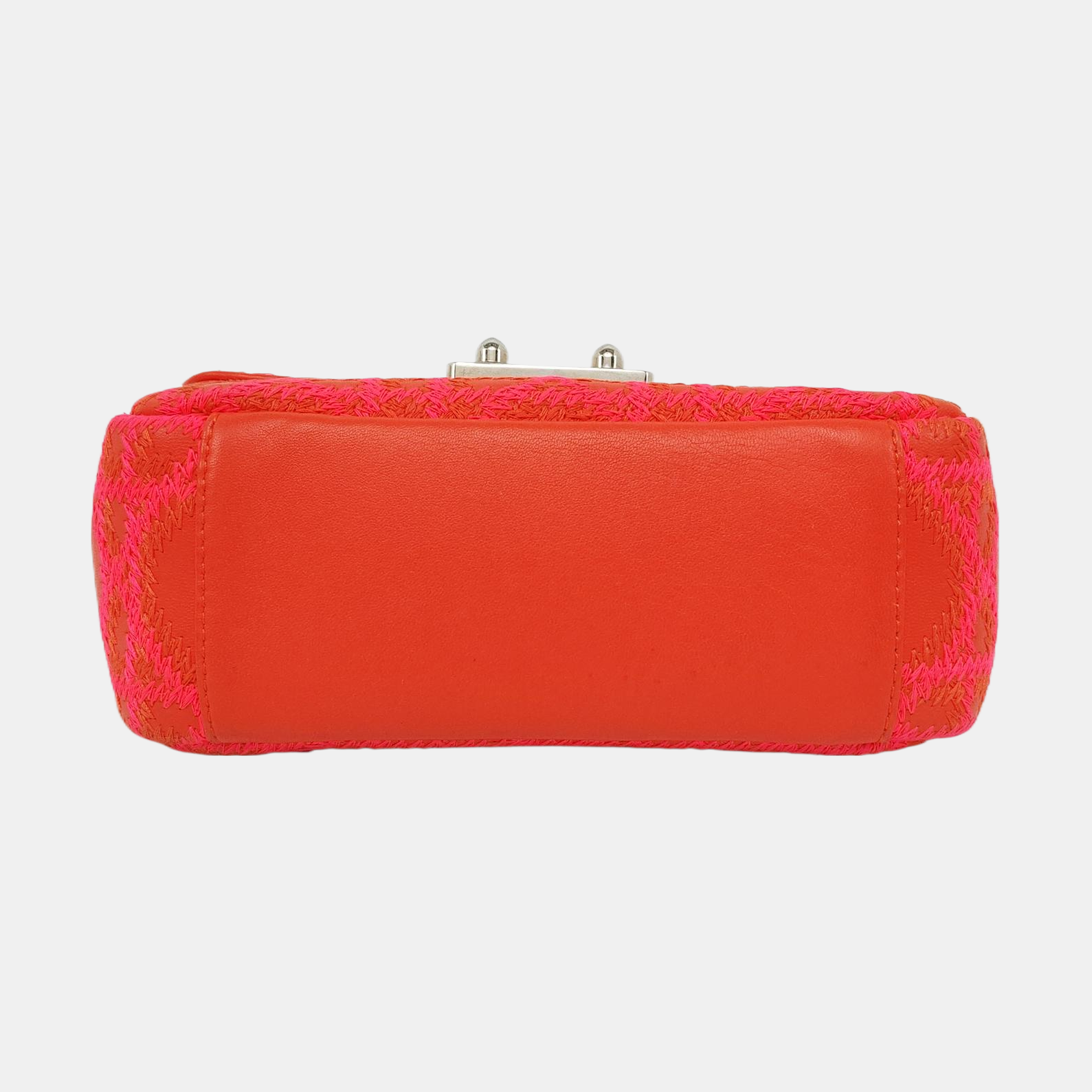 Authenticated pre-owned  Miss Dior Quilted Damier Calfskin Red - Shoulder Bag at Looply