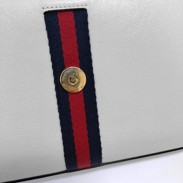 Authenticated pre-owned  Rajah Small Calfskin White - Shoulder Bag at Looply