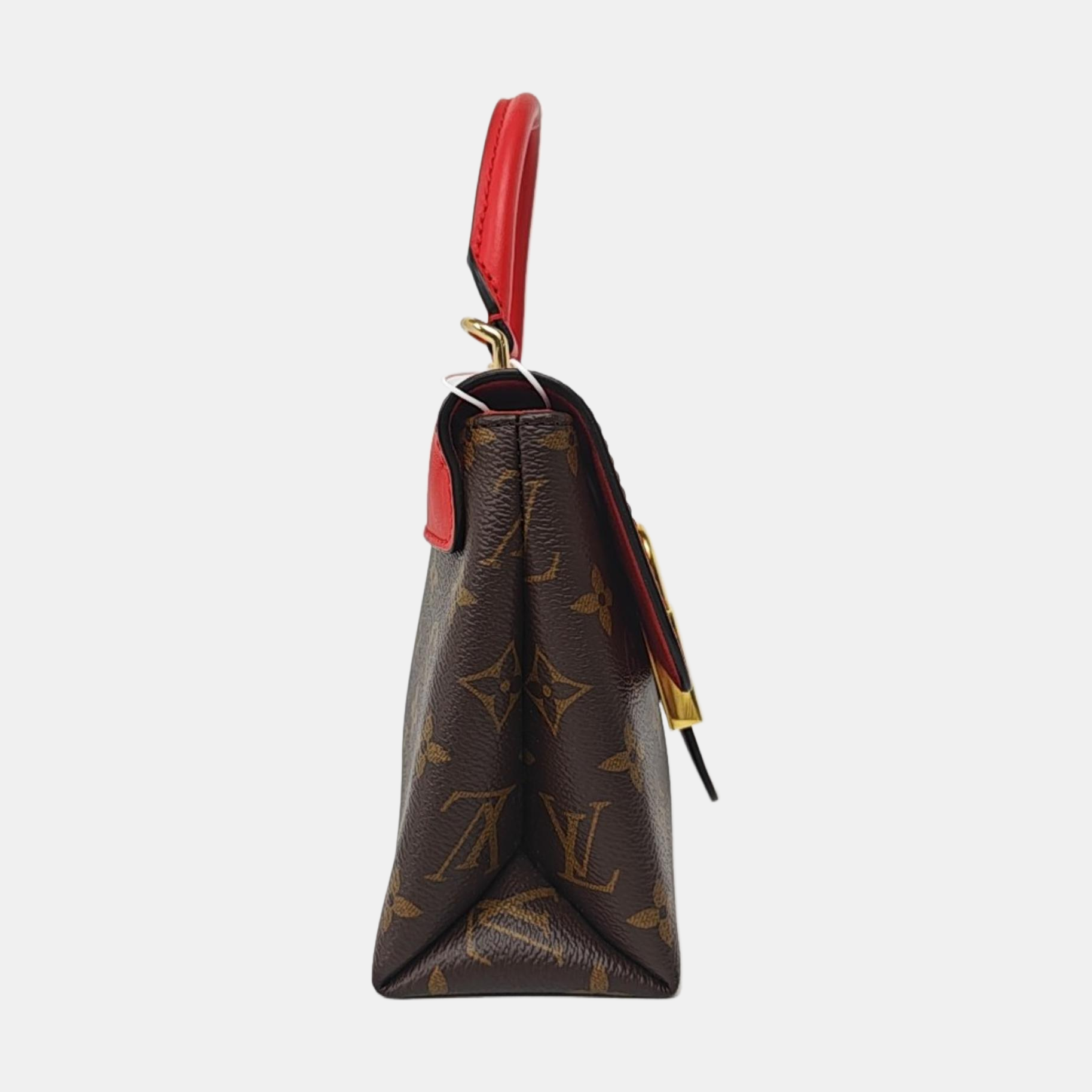 Authenticated pre-owned  Locky BB Monogram Coated Canvas Red - Crossbody Bag at Looply