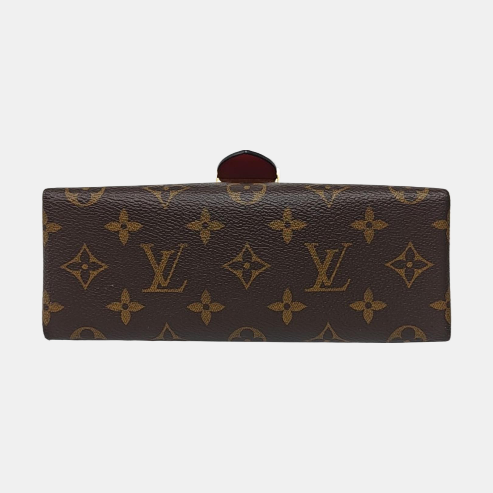Authenticated pre-owned  Locky BB Monogram Coated Canvas Red - Crossbody Bag at Looply