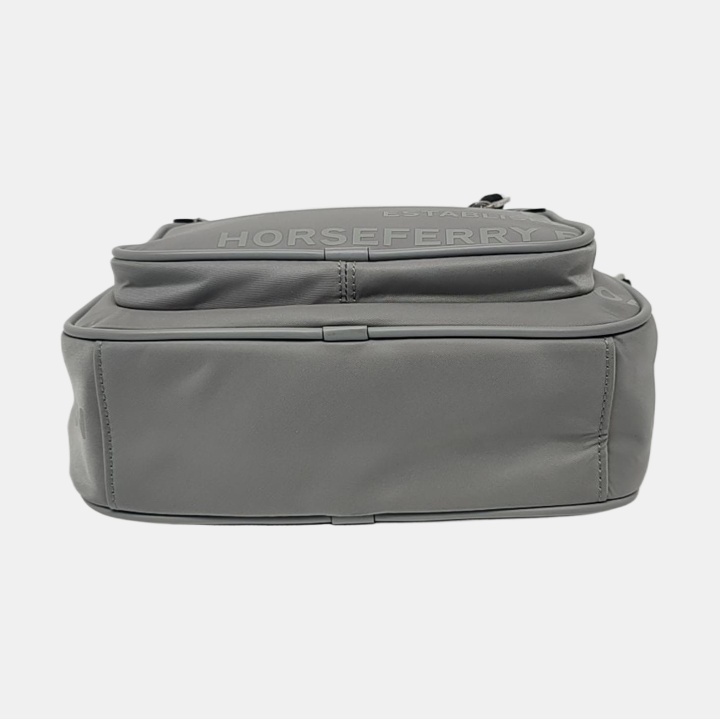 Authenticated pre-owned  Horseferry Nylon Gray - Crossbody Bag at Looply