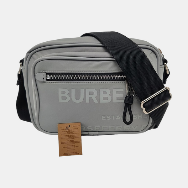 Authenticated pre-owned  Horseferry Nylon Gray - Crossbody Bag at Looply