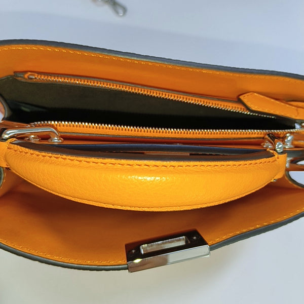Authenticated pre-owned  Peekaboo  Essential Calfskin Orange - Shoulder Bag at Looply