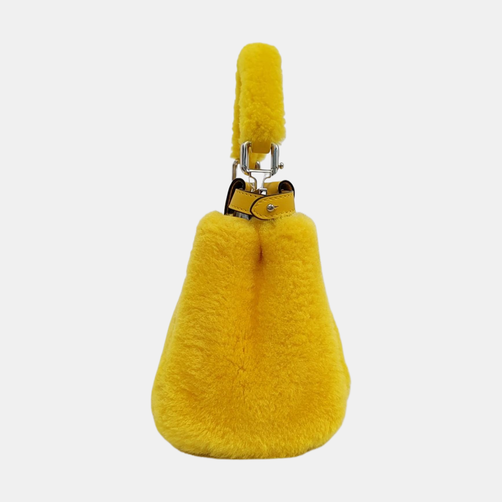 Authenticated pre-owned  Peekaboo Mini Fur Yellow - Shoulder Bag at Looply