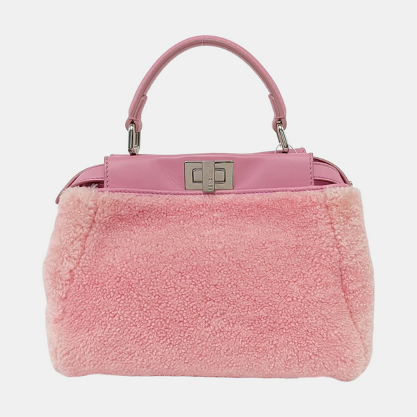 Authenticated pre-owned  Peekaboo Mini Fabric Pink - Crossbody Bag at Looply
