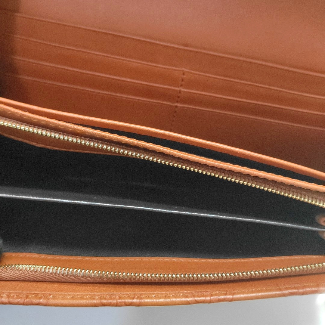 Authenticated pre-owned  Microguccissima Monogram Calfskin Brown - Top Handle Bag at Looply