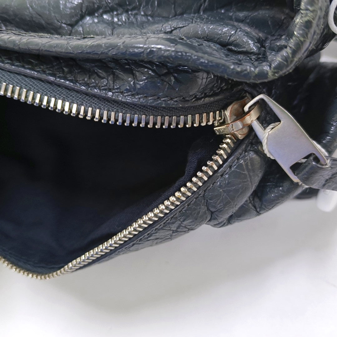 Authenticated pre-owned  Classic City Lambskin Gray - Belt Bag at Looply