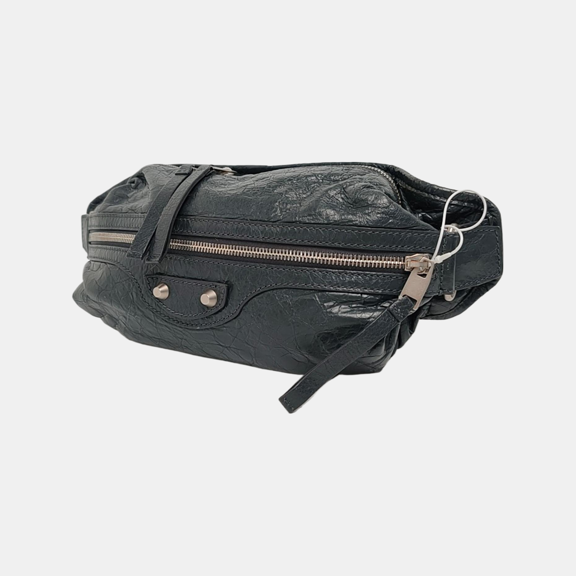 Authenticated pre-owned  Classic City Lambskin Gray - Belt Bag at Looply