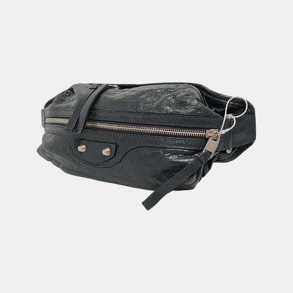 Authenticated pre-owned  Classic City Lambskin Gray - Belt Bag at Looply