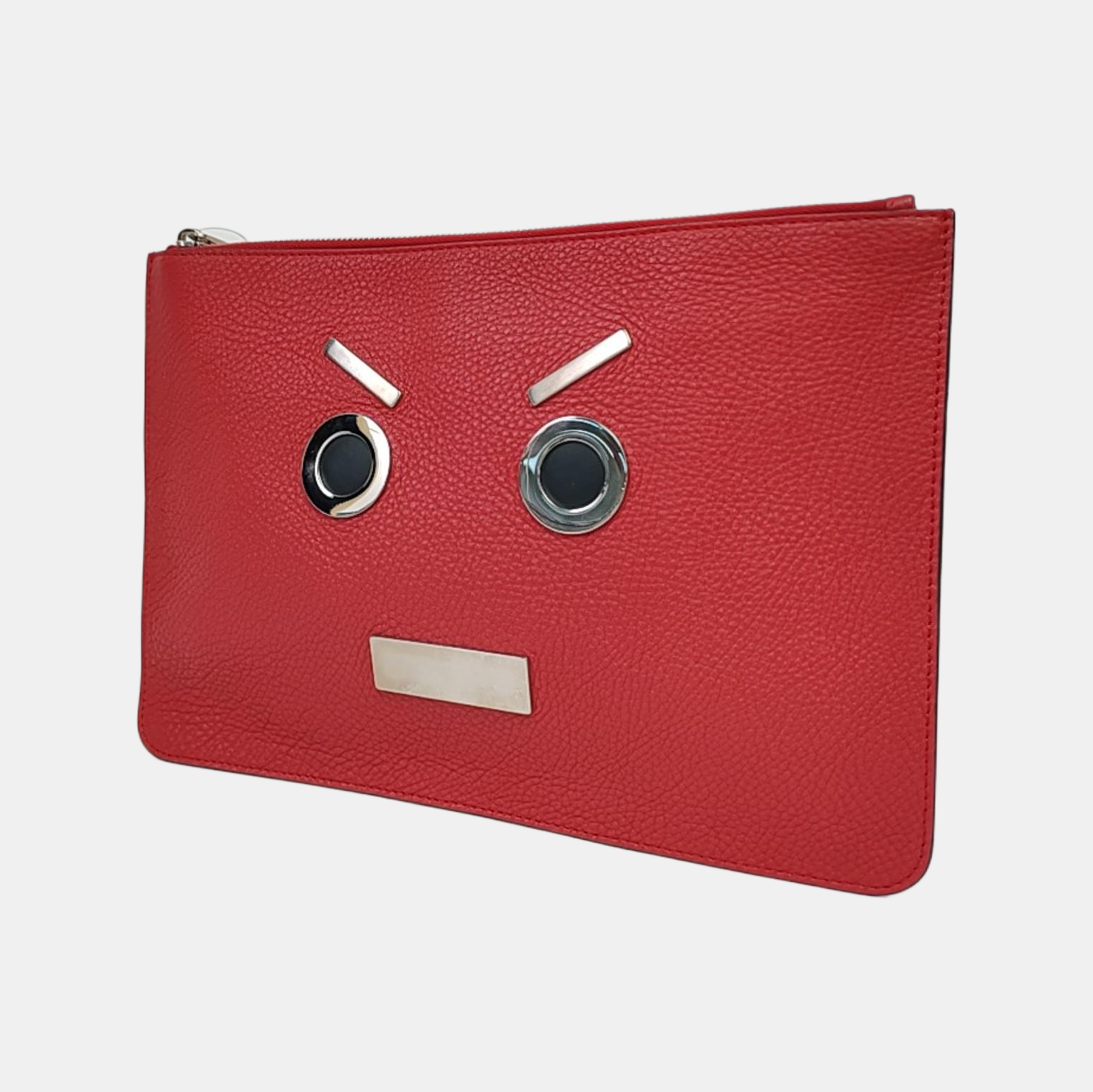 Authenticated pre-owned  Monster Calfskin Red - Clutch at Looply