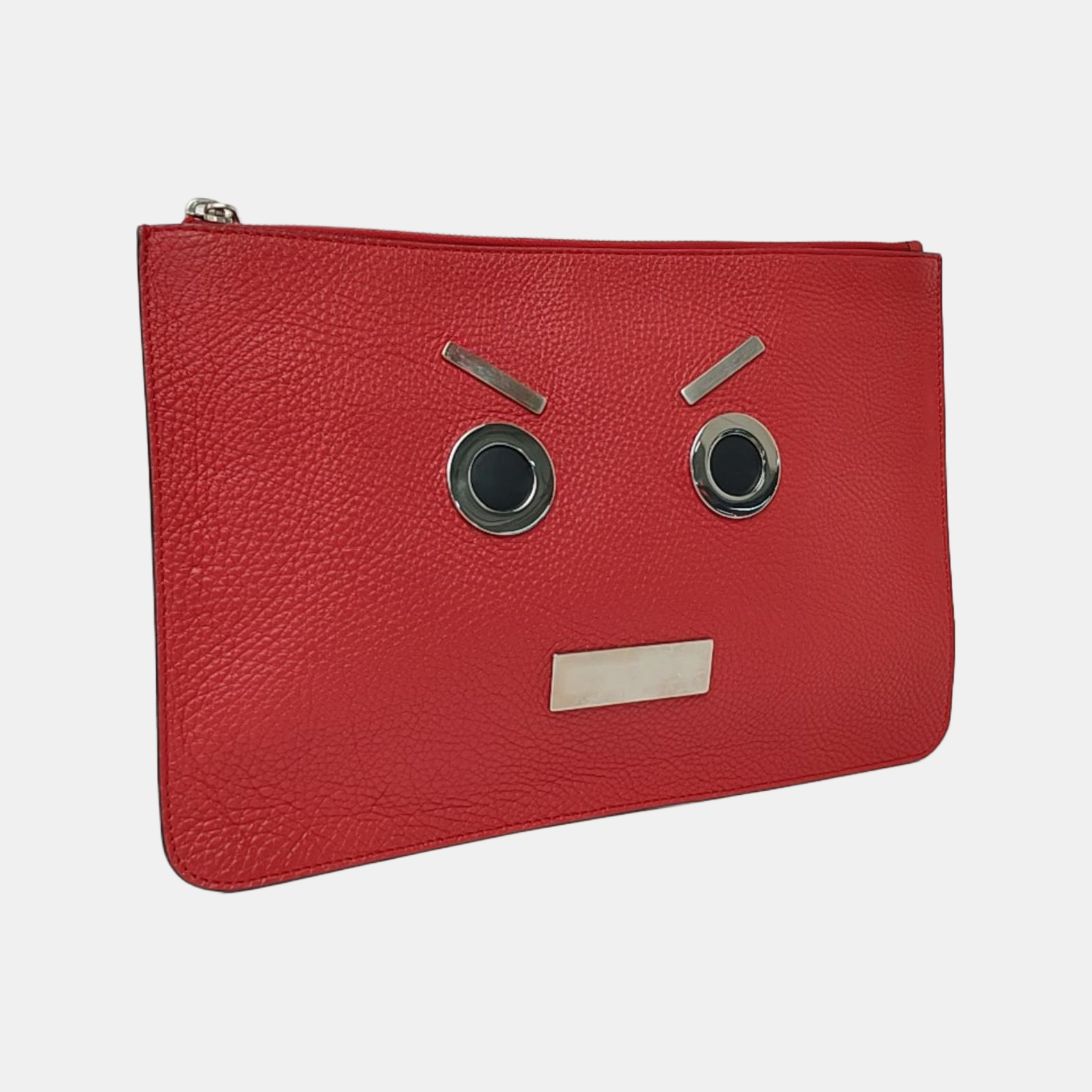 Authenticated pre-owned  Monster Calfskin Red - Clutch at Looply