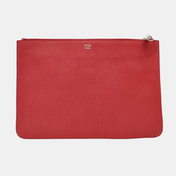 Authenticated pre-owned  Monster Calfskin Red - Clutch at Looply