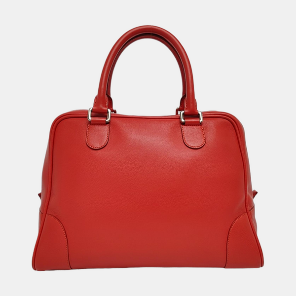 Authenticated pre-owned  Amazona Calfskin Red - Top Handle Bag at Looply