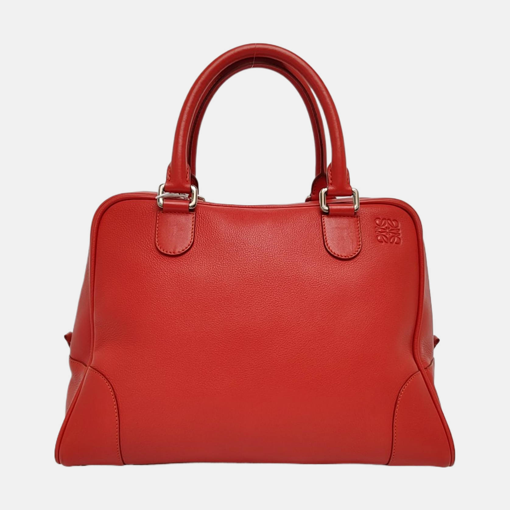 Authenticated pre-owned  Amazona Calfskin Red - Top Handle Bag at Looply
