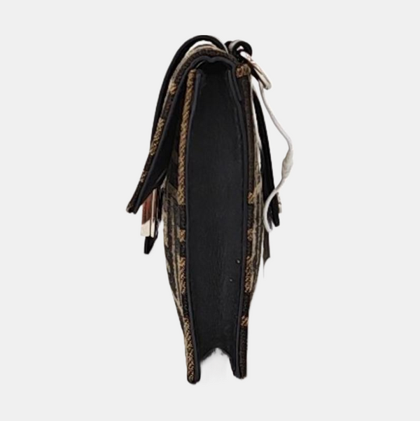 Authenticated pre-owned  Baguette Canvas Brown - Crossbody Bag at Looply