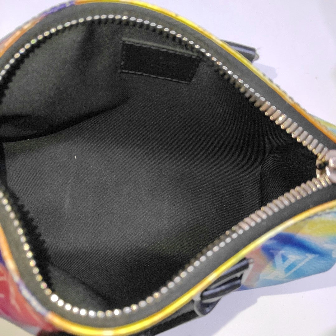 Authenticated pre-owned  Keepall Nano Monogram Coated Canvas Multicolor - Crossbody Bag at Looply