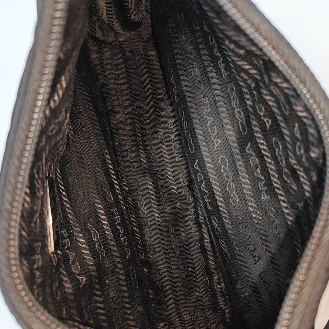 Authenticated pre-owned  Re-edition2000 Mini Nylon Black - Top Handle Bag at Looply