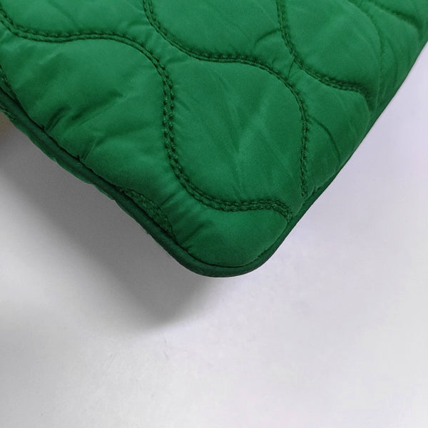 Authenticated pre-owned  Miu Miu Matelassé Quilted Nylon Green - Clutch at Looply