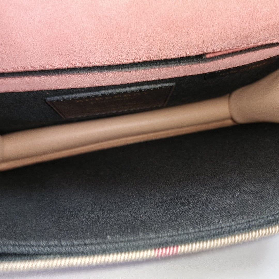 Authenticated pre-owned  Burberry Macken Small Patchwork Beige - Shoulder Bag at Looply