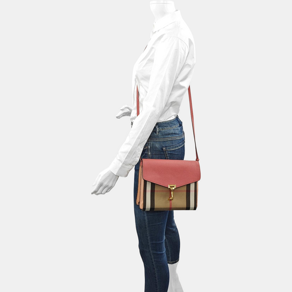 Authenticated pre-owned  Burberry Macken Small Patchwork Beige - Shoulder Bag at Looply