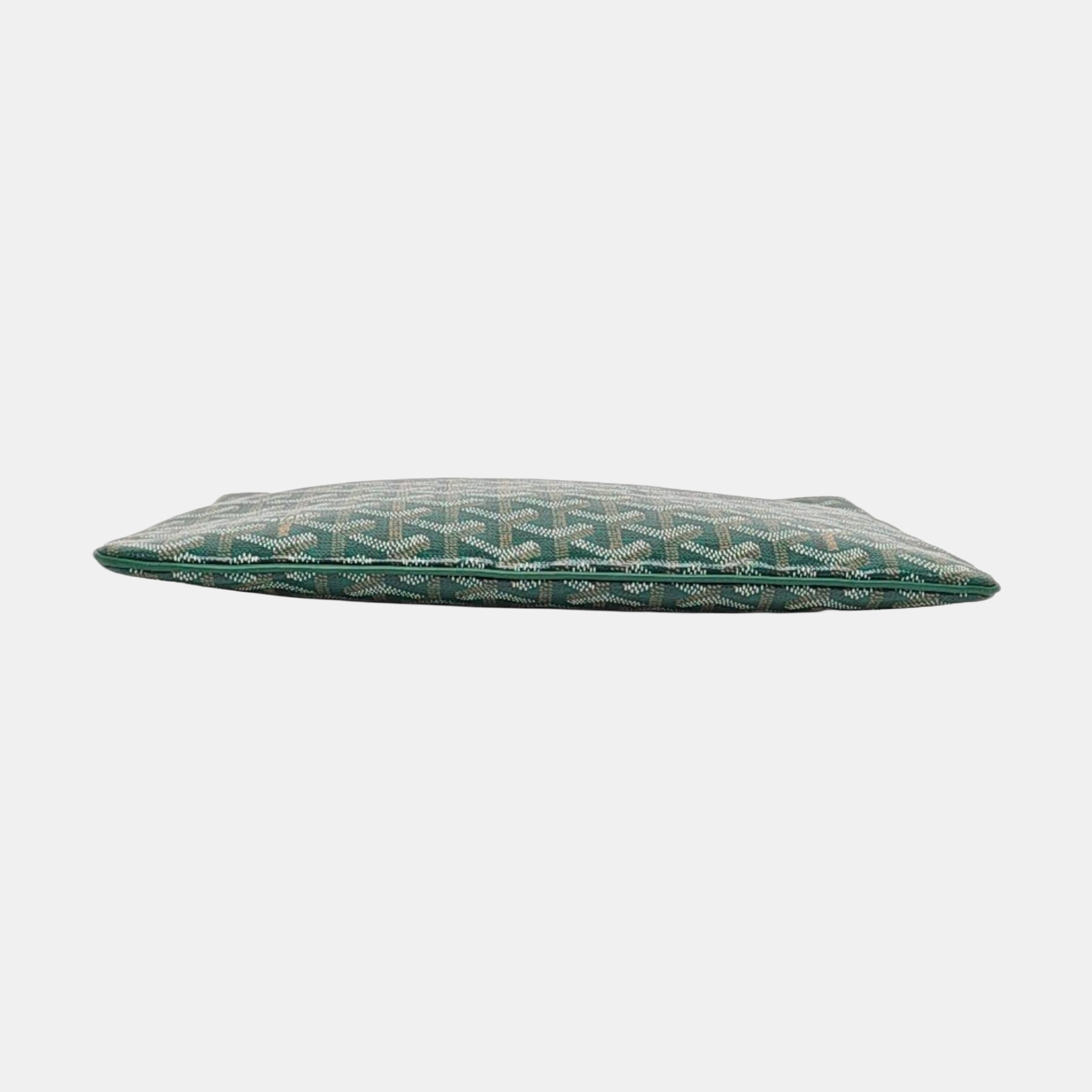 Authenticated pre-owned  Goyard Sénat Coated Canvas Green - Clutch at Looply