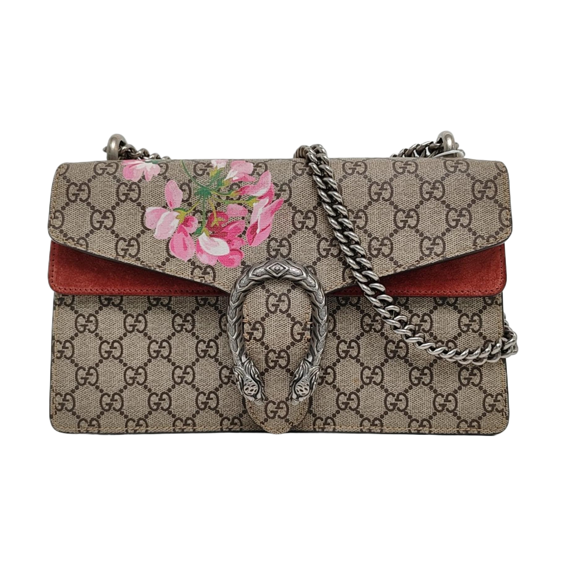 Authenticated pre-owned  Dionysus Small Monogram Coated Canvas Beige - Shoulder Bag at Looply