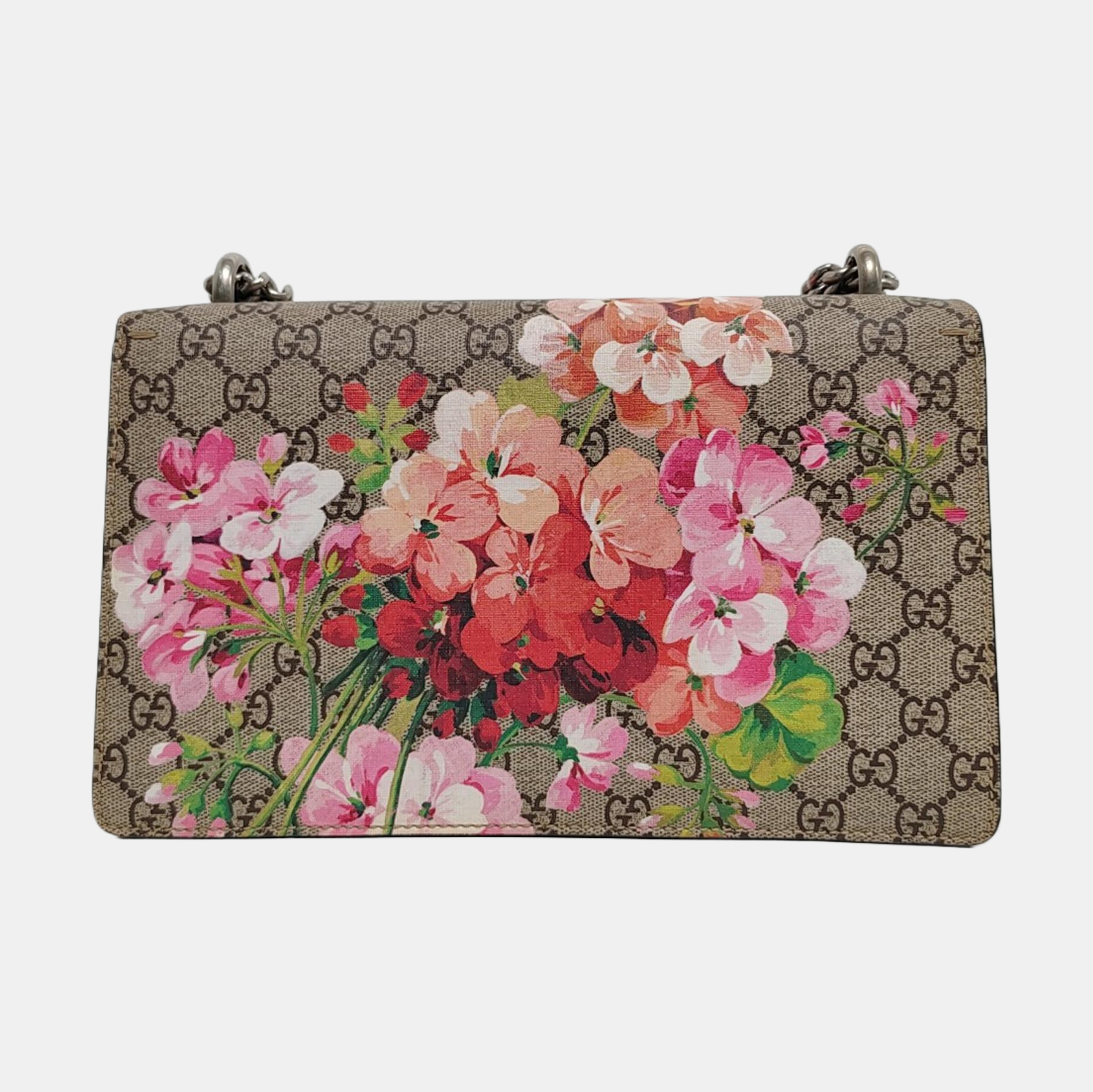 Authenticated pre-owned  Dionysus Small Monogram Coated Canvas Beige - Shoulder Bag at Looply