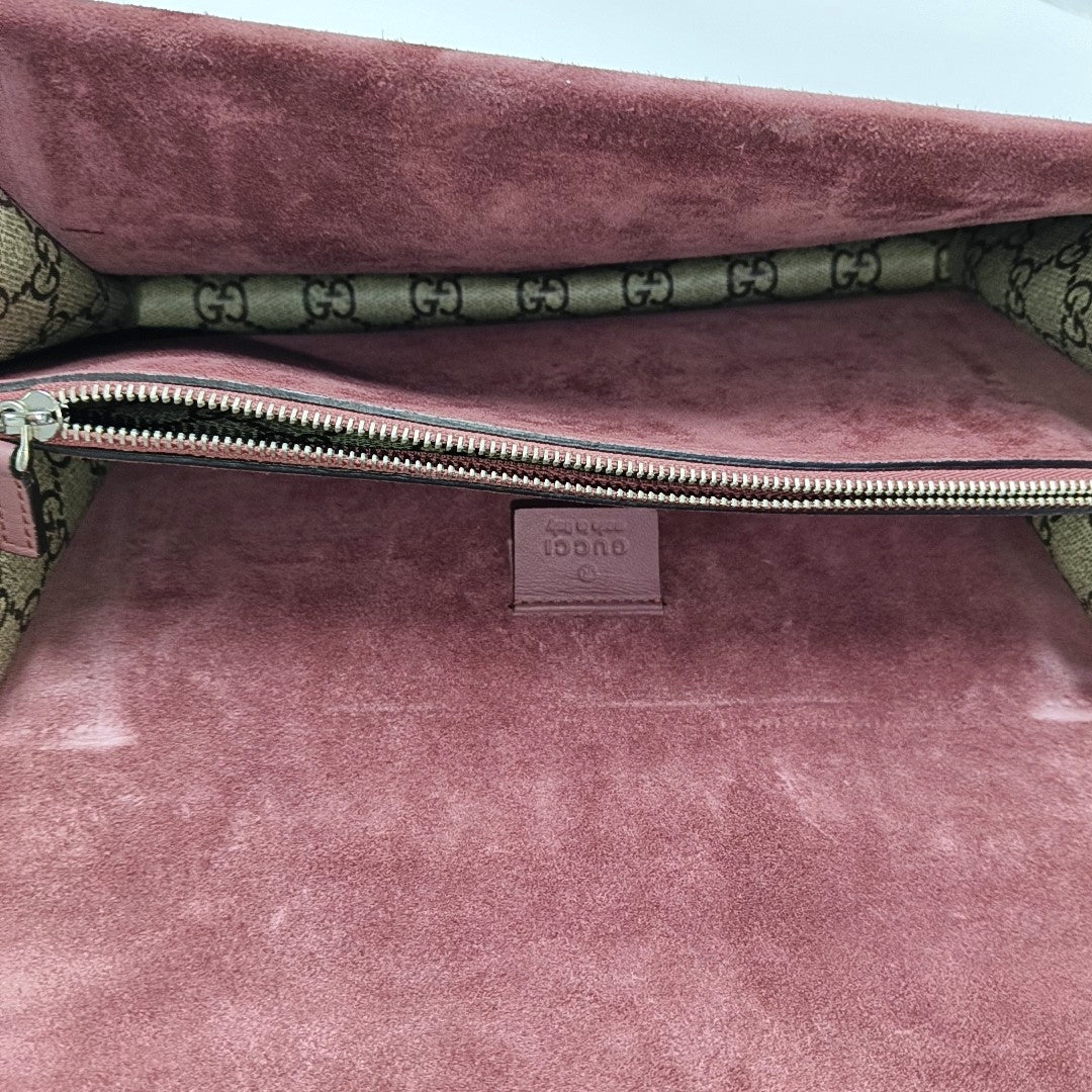 Authenticated pre-owned  Dionysus Small Monogram Coated Canvas Beige - Shoulder Bag at Looply