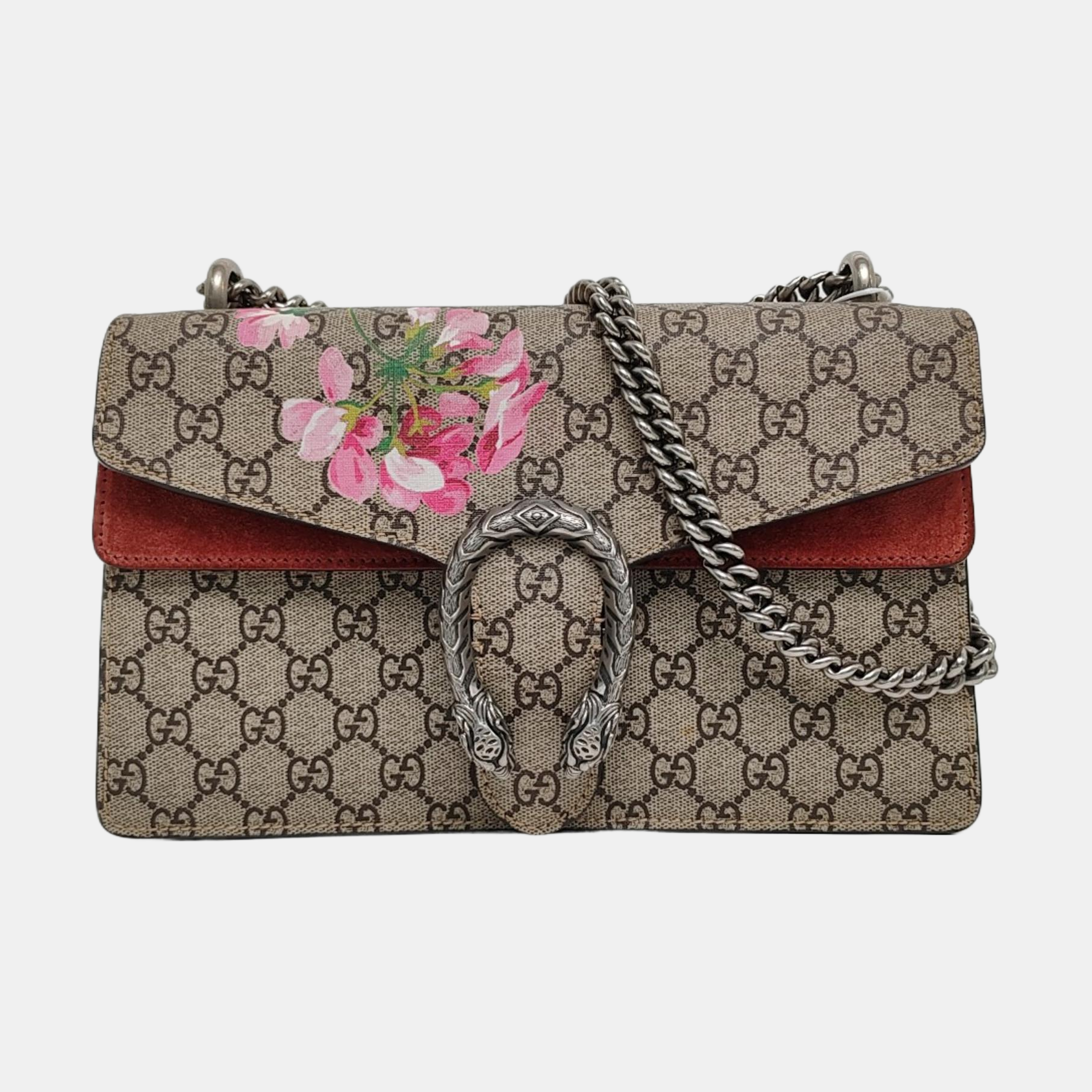 Authenticated pre-owned  Dionysus Small Monogram Coated Canvas Beige - Shoulder Bag at Looply