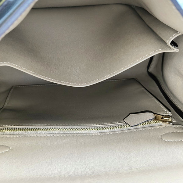 Authenticated pre-owned  Kelly 25 Swift Beige - Shoulder Bag at Looply