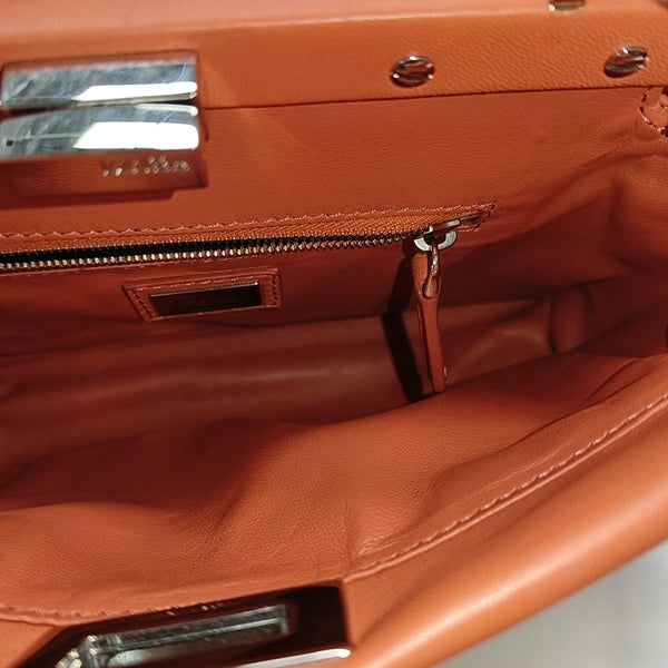 Authenticated pre-owned  Peekaboo Calfskin Orange - Crossbody Bag at Looply