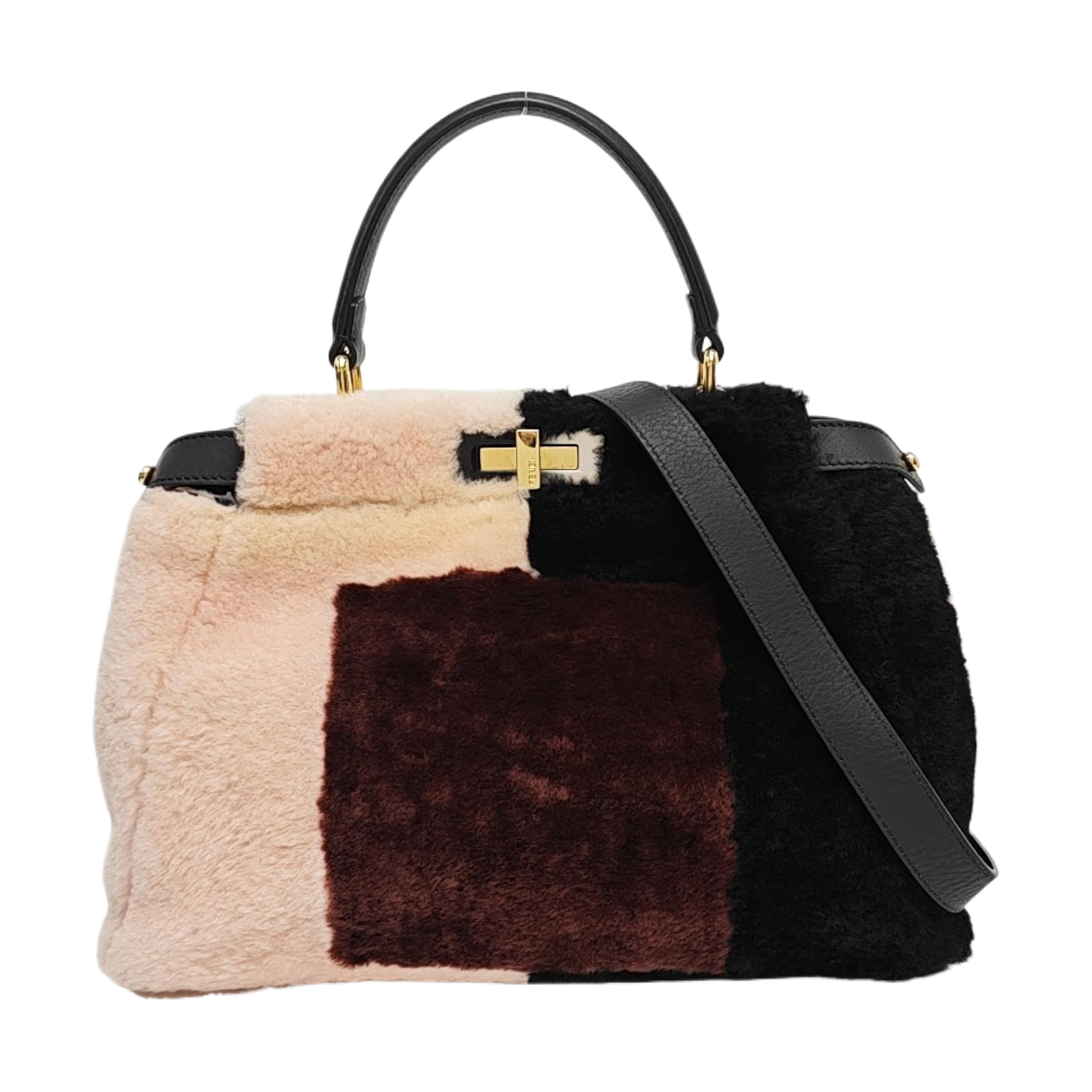 Authenticated pre-owned  Peekaboo Medium Fur Multicolor - Shoulder Bag at Looply