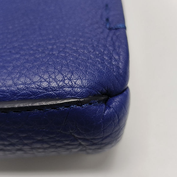 Authenticated pre-owned  Peekaboo Calfskin Blue - Top Handle Bag at Looply