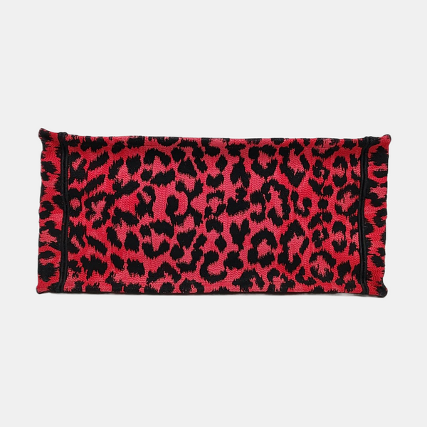 Authenticated pre-owned  Book Tote Medium Fabric Red - Top Handle Bag at Looply