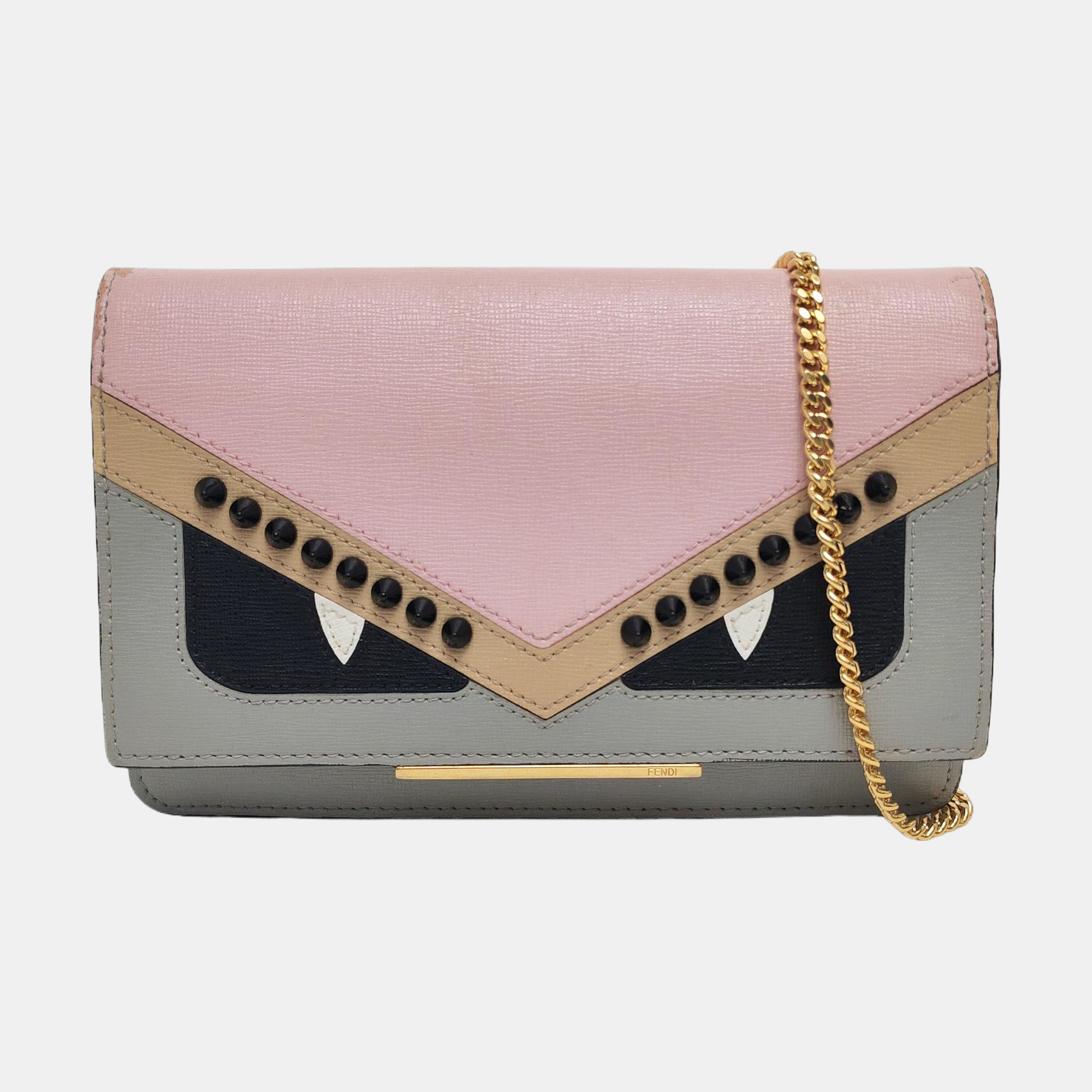 Authenticated pre-owned  Monster Calfskin Pink - Crossbody Bag at Looply