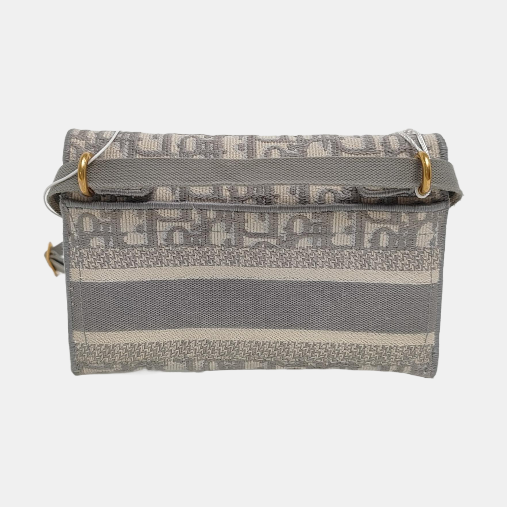 Authenticated pre-owned  Saddle Monogram Canvas Gray - Belt Bag at Looply