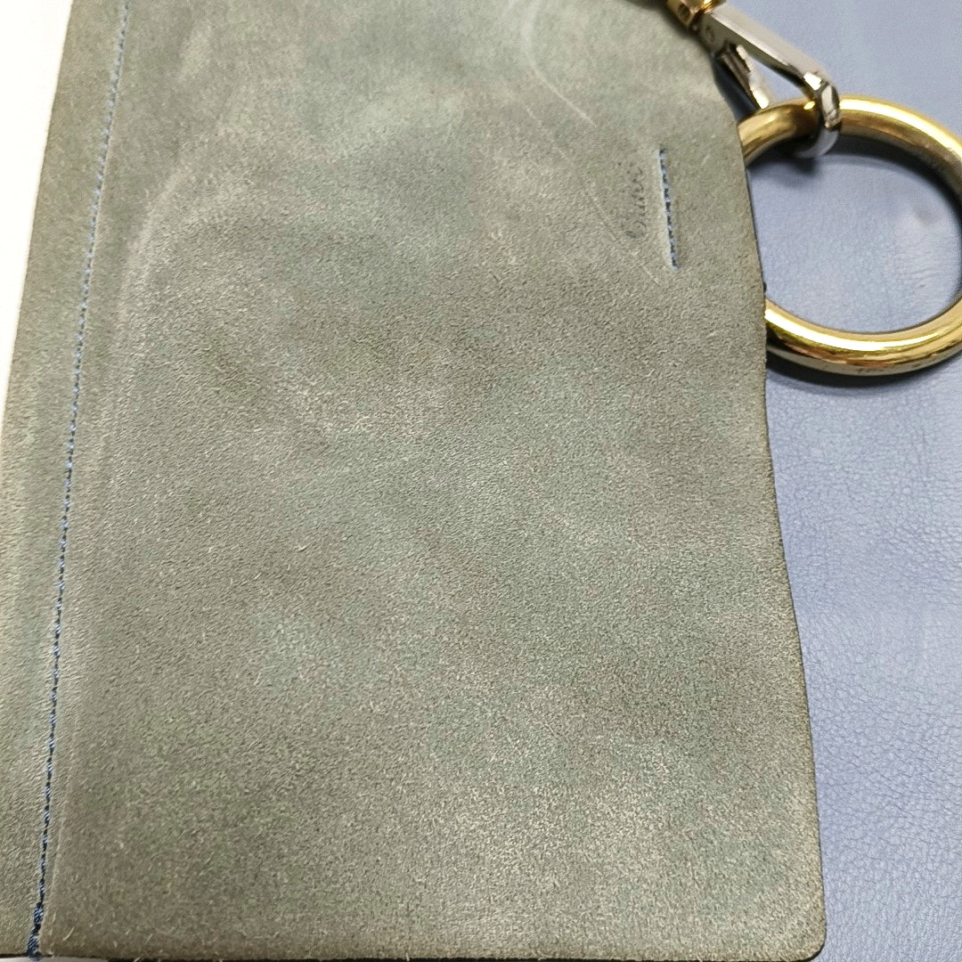 Authenticated pre-owned  Faye Medium Calfskin Blue - Shoulder Bag at Looply