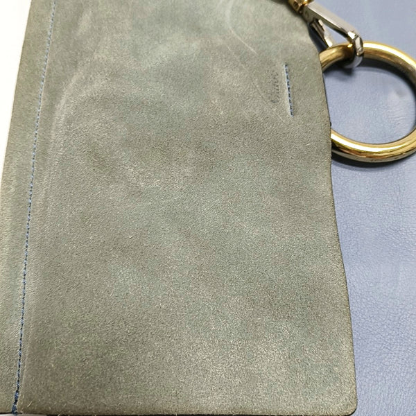 Authenticated pre-owned  Faye Medium Calfskin Blue - Shoulder Bag at Looply