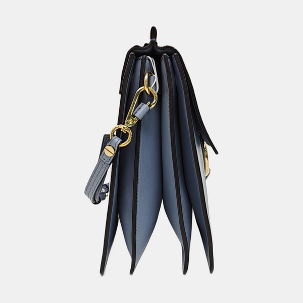 Authenticated pre-owned  Faye Medium Calfskin Blue - Shoulder Bag at Looply