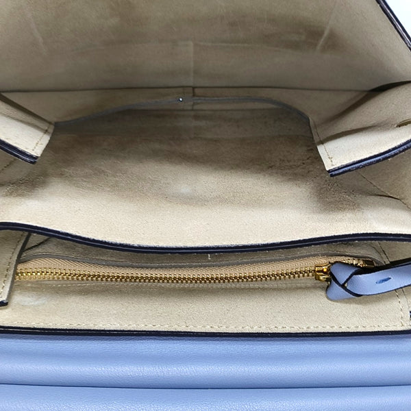 Authenticated pre-owned  Faye Medium Calfskin Blue - Shoulder Bag at Looply