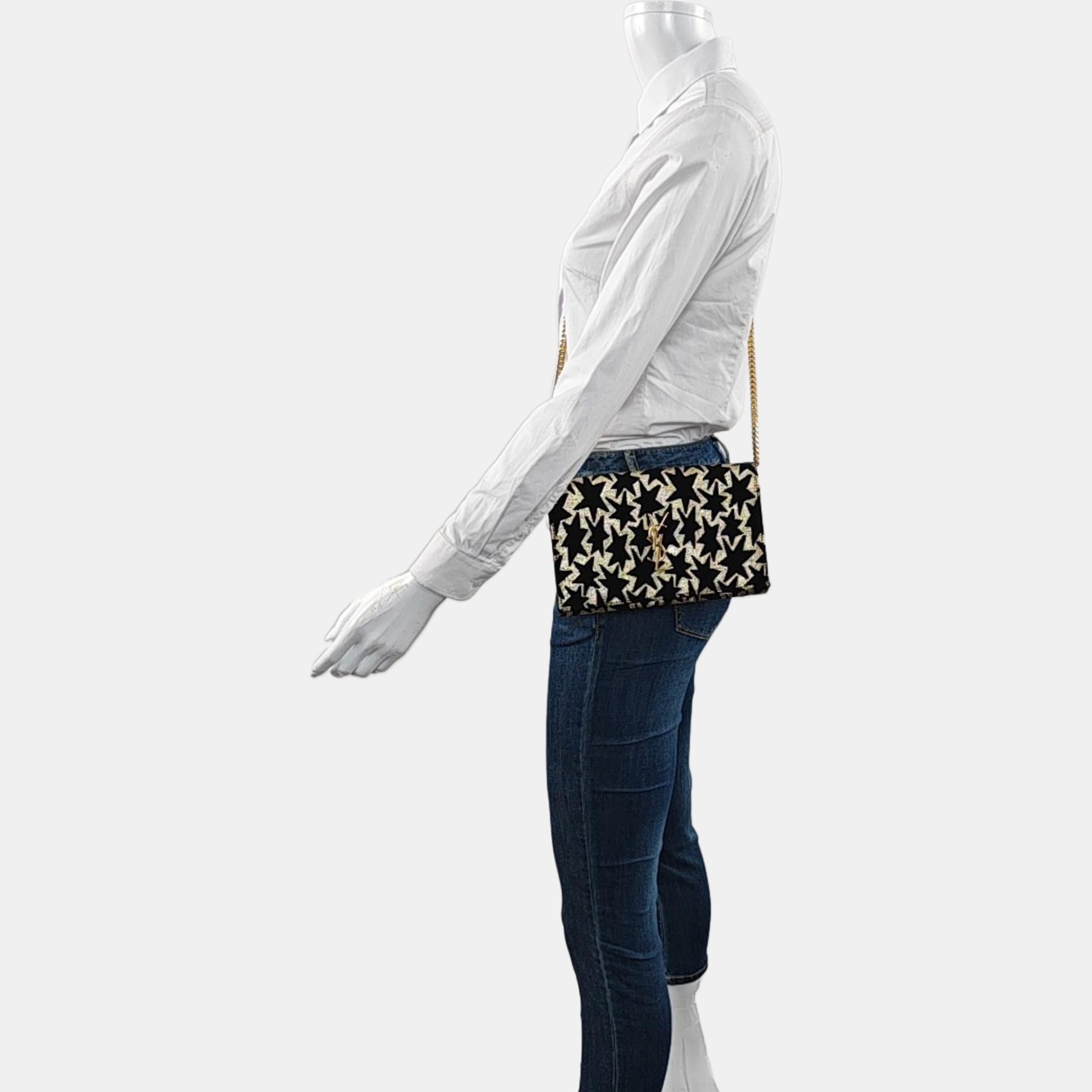 Authenticated pre-owned  Kate Fabric Black - Crossbody Bag at Looply