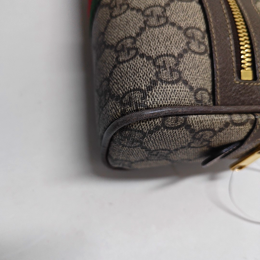 Authenticated pre-owned  Ophidia Small Monogram Coated Canvas Beige - Belt Bag at Looply