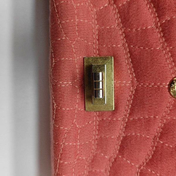 Authenticated pre-owned  2.55 Small Quilted Canvas Pink - Shoulder Bag at Looply
