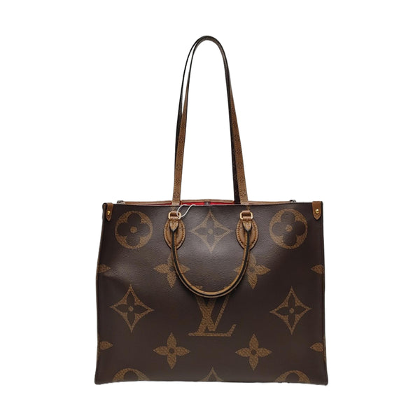 Authenticated pre-owned  Onthego GM Monogram Coated Canvas Brown - Shoulder Bag at Looply