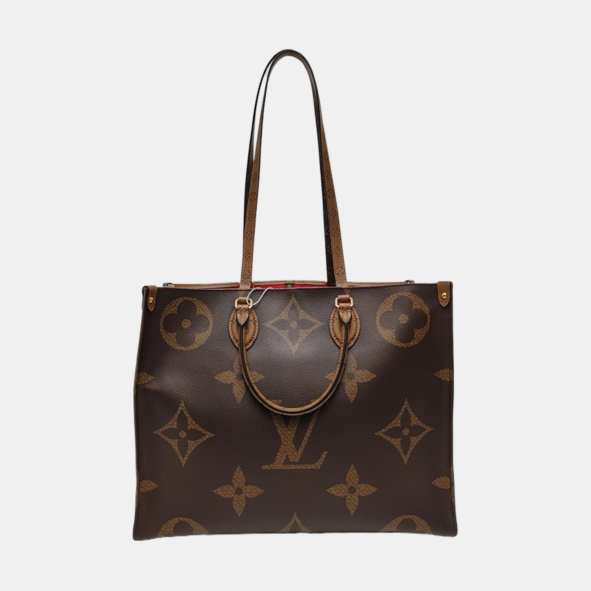 Authenticated pre-owned  Onthego GM Monogram Coated Canvas Brown - Shoulder Bag at Looply