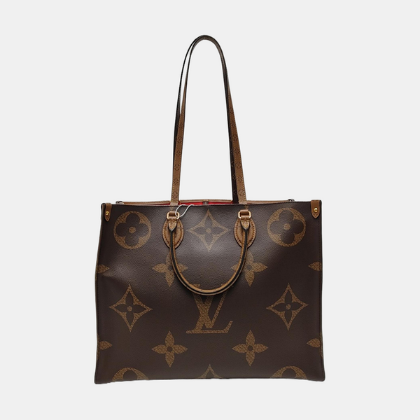 Authenticated pre-owned  Onthego GM Monogram Coated Canvas Brown - Shoulder Bag at Looply